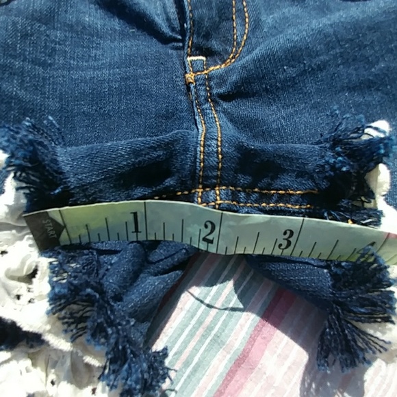 Cute & Sexy, Lacy, Studded Jean Shorty Shorts - Picture 6 of 8